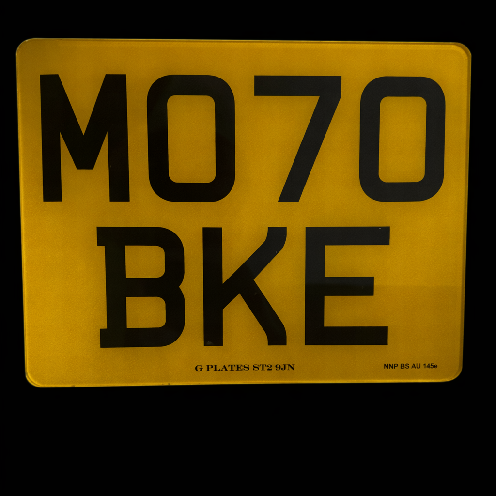 Motorbike plate